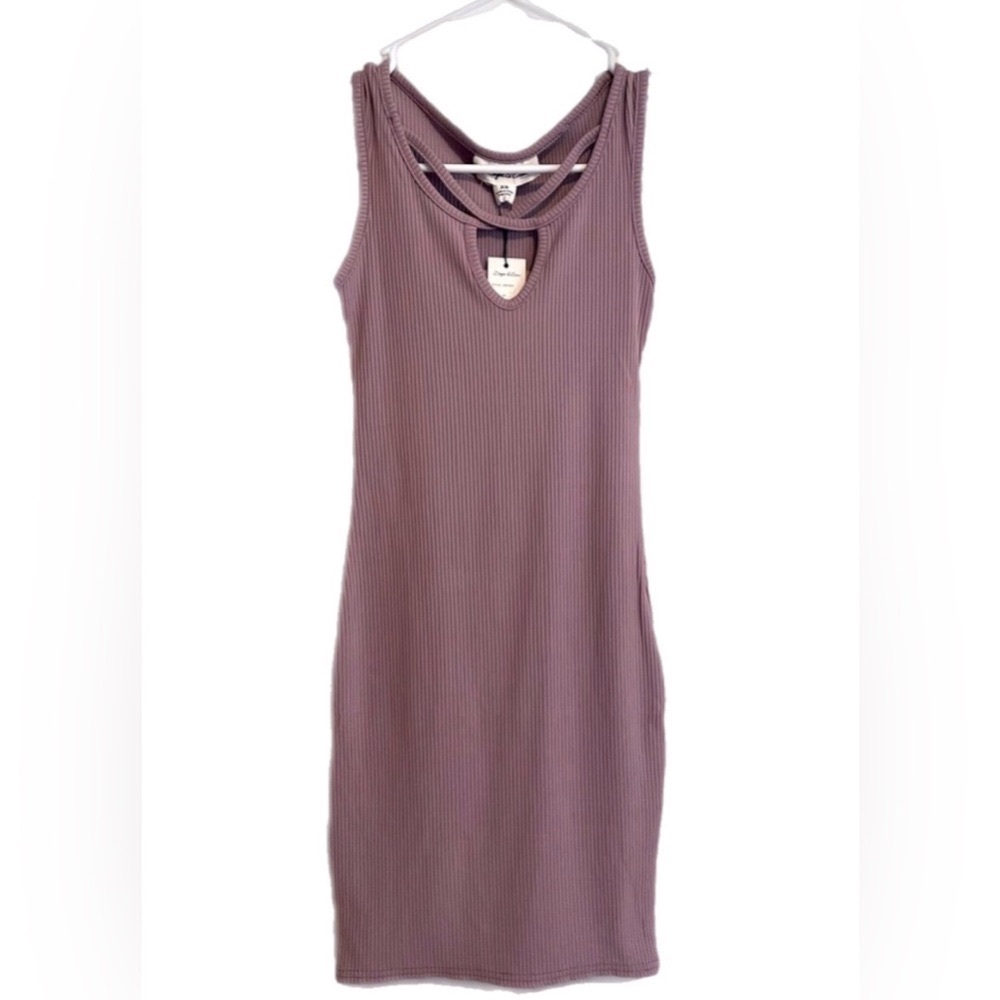NOT FOR SALE-Sugar & Cream Bodycon Mini Dress XS Light Purple Coastal Cowgirl